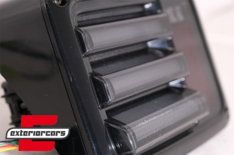 Full LED stražnja svjetla LedBar (crna/smoke) / Jeep Wrangler JK (2007-2017), LDCH21