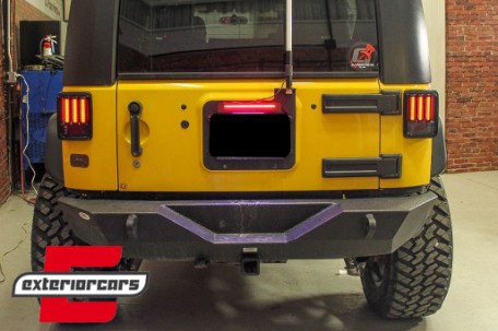 Full LED stražnja svjetla LedBar (crna/smoke) / Jeep Wrangler JK (2007-2017), LDCH21