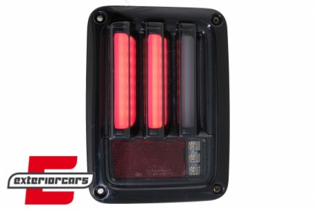Full LED stražnja svjetla LedBar (crna/smoke) / Jeep Wrangler JK (2007-2017), LDCH21