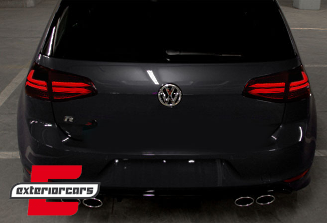 Full LED stražnja svjetla LedBar (crvena/smoke) / VW Golf 7 VII (2013-2017), LDVWG5