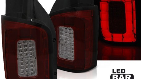 Full LED stražnja svjetla LedBar (crvena/smoke) / VW Transporter Multivan Caravelle T6 (2015-2019), LDVWJ0