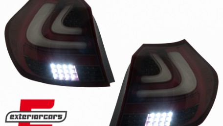 Full LED stražnja svjetla LedBar dizajn (crvena) / BMW serije 1 E81 E87 (2004-08.2007), LDBM99