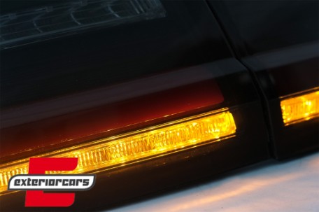 Full LED stražnja svjetla LedBar SEQ žmigavci (crna/smoke) / BMW serije 3 F30 (2011-2019), LDBMJ0