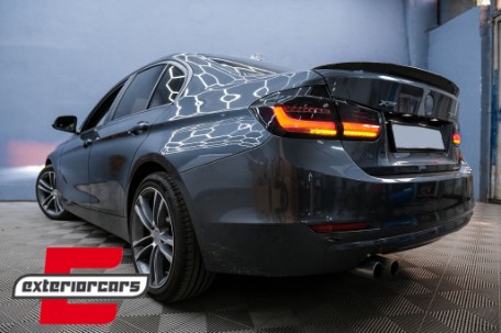 Full LED stražnja svjetla LedBar SEQ žmigavci (crna/smoke) / BMW serije 3 F30 (2011-2019), LDBMJ0