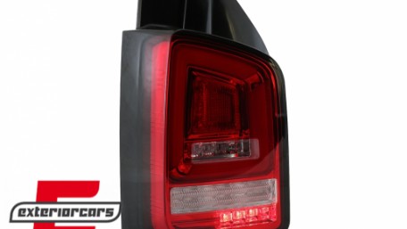 Full LED stražnja svjetla LedBar SEQ Žmigavci (crvena/kristal) / Volkswagen T5 (04.2003-2009), LDVWL1