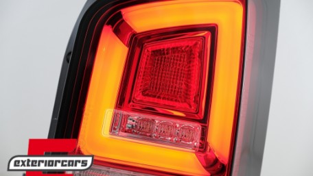 Full LED stražnja svjetla LedBar SEQ žmigavci (crvena/kristal) / Volkswagen T5.1 (04.2010-2015), LDVWL6