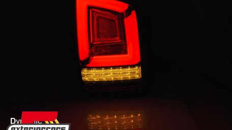 Full LED stražnja svjetla LedBar SEQ žmigavci (crvena/smoke) / Volkswagen T5.1 (04.2010-2015), LDVWL7