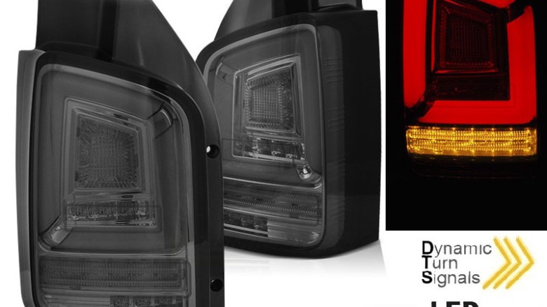 Full LED stražnja svjetla LedBar SEQ žmigavci (smoke) / Volkswagen T5 (04.2003-2009), LDVWL3