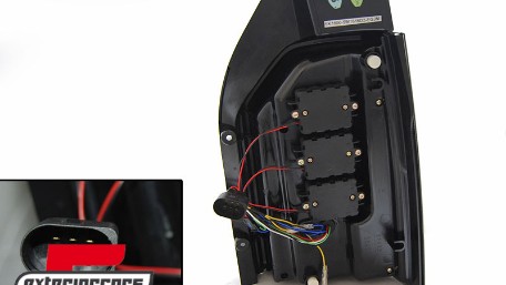Full LED stražnja svjetla LedBar SEQ žmigavci (smoke) / VW Transporter Multivan Caravelle T6 (2015-2019), LDVWJ9