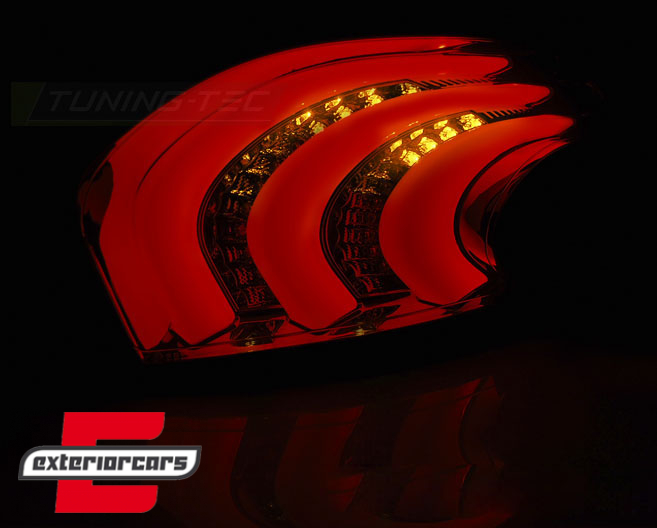 Full LED stražnja svjetla LedBar (smoke) / Peugeot 208 hatchback (04.2012-06.2015) 3V 5V, LDPE10