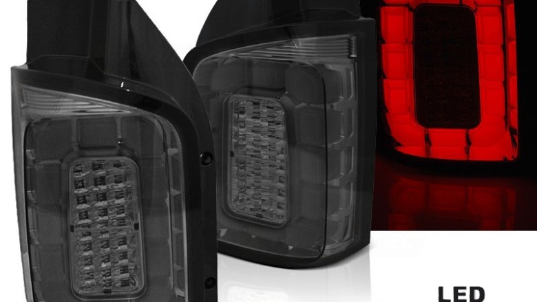 Full LED stražnja svjetla LedBar (smoke) / VW Transporter Multivan Caravelle T6 (2015-2019), LDVWK9