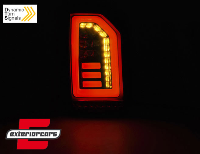 Full LED stražnja svjetla LedBar (smoke/crna) / VW Transporter Multivan Caravelle T6 (2015-2019), LDVWH9