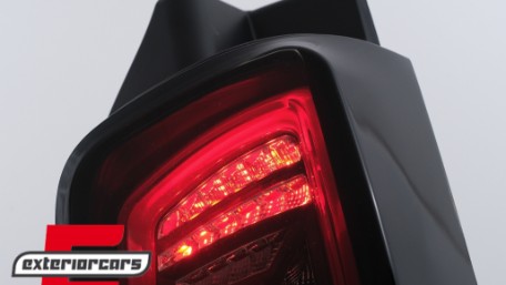 Full LED stražnja svjetla LedBar (smoke/crna/crvena) / Volkswagen T5 (04.2003-2015), LDVWH6