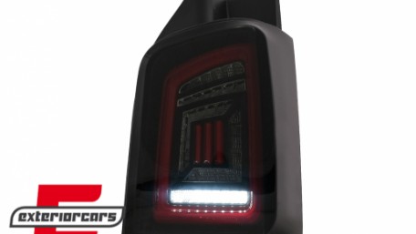Full LED stražnja svjetla LedBar (smoke/crna/crvena) / Volkswagen T5 (04.2003-2015), LDVWH6