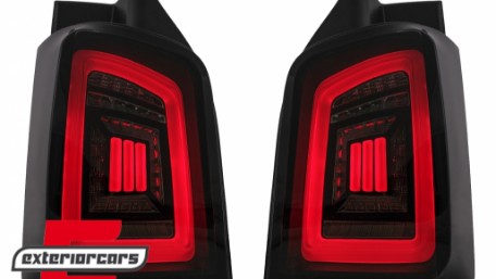 Full LED stražnja svjetla LedBar (smoke/crna/crvena) / Volkswagen T5 (04.2003-2015), LDVWH6