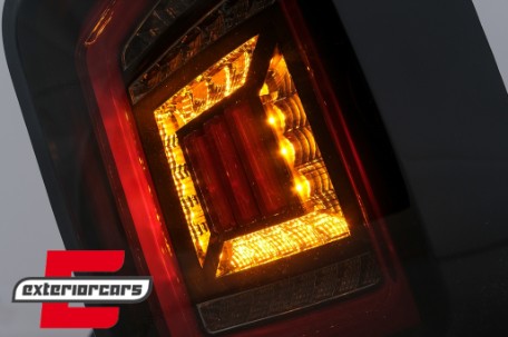 Full LED stražnja svjetla LedBar (smoke/crna/crvena) / Volkswagen T5 (04.2003-2015), LDVWH6