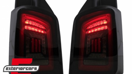 Full LED stražnja svjetla LedBar (smoke/crna/crvena) / Volkswagen T5 (04.2003-2015), LDVWH8