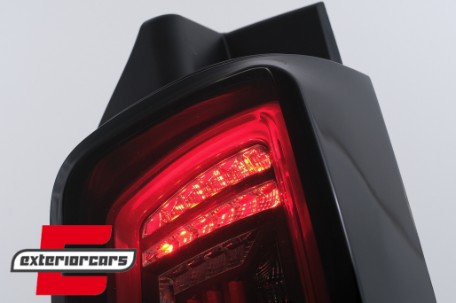 Full LED stražnja svjetla LedBar (smoke/crna/crvena) / Volkswagen T5 (04.2003-2015), LDVWH8