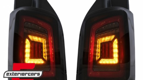 Full LED stražnja svjetla LedBar (smoke/crna/crvena) / Volkswagen T5 (04.2003-2015), LDVWH8
