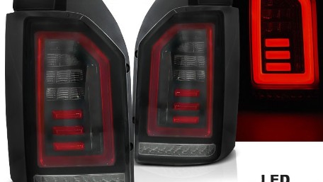 Full LED stražnja svjetla LedBar (smoke/crna/crvena) / VW Transporter Multivan Caravelle T6 (2015-2019), LDVWI0