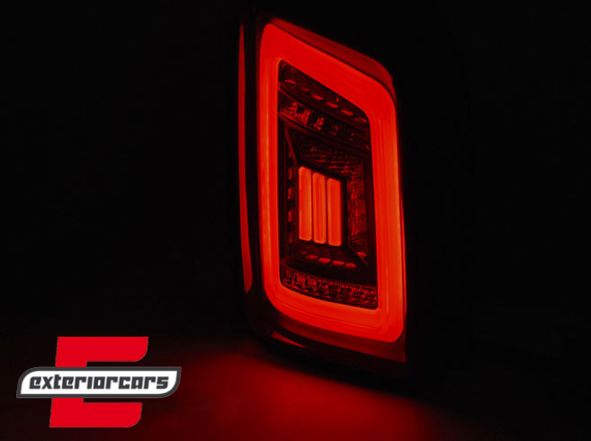 Full LED stražnja svjetla LedBar (smoke/crna/kristal) / Volkswagen T5 (04.2003-2015), LDVWH5