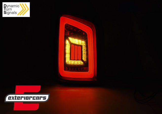 Full LED stražnja svjetla LedBar (smoke/crna/kristal) / Volkswagen T5 (04.2003-2015), LDVWH7