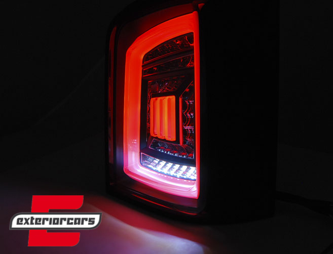 Full LED stražnja svjetla LedBar (smoke/crna/kristal) / Volkswagen T5 (04.2003-2015), LDVWH7