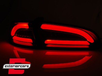 Full LED stražnja svjetla LightBar dizajn (smoke) / Seat Ibiza 6L (2002-2008) hatchback, LDSE18