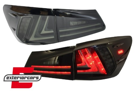 Full LED stražnja svjetla LightBar Facelift XE30 dizajn (smoke) / LEXUS IS XE20 (2006-2012), LDLE15