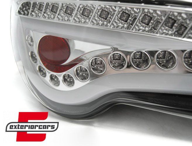 Full LED stražnja svjetla LightBar SEQ žmigavci (chrome) / Toyota GT86 (2012-2016), LDTO12