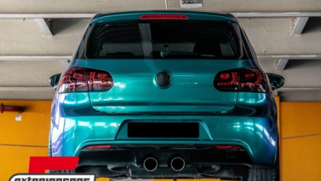 Full LED stražnja svjetla R20 dizajn (crvena/smoke) / VW Golf 6 VI (2008-2013), TLVWG6R20RS