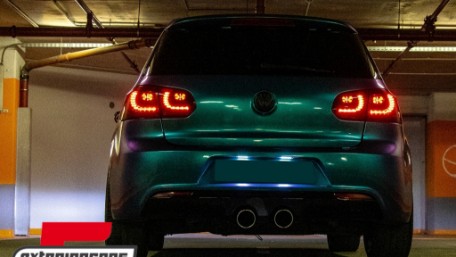 Full LED stražnja svjetla R20 dizajn (crvena/smoke) / VW Golf 6 VI (2008-2013), TLVWG6R20RS