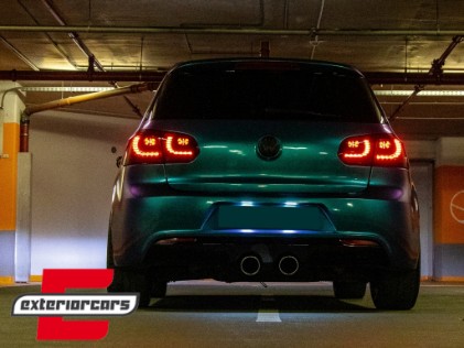Full LED stražnja svjetla R20 dizajn (crvena/smoke) / VW Golf 6 VI (2008-2013), TLVWG6R20RS