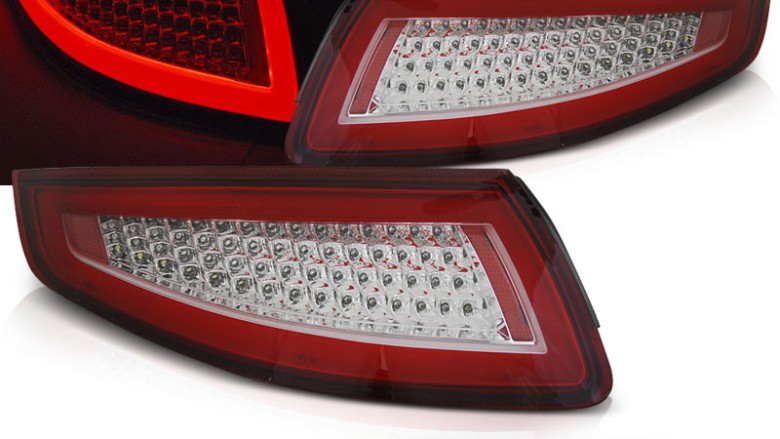 Full LED stražnja svjetla Sekvencijalni Dinamički žmigavci (crvena/kristal) / Porsche 911 (997) (2004-2009), LDPO26