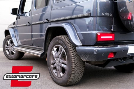 Full LED stražnja svjetla SEQ žmigavci 2018 Facelift dizajn (crvena/smoke) / Mercedes G-klasa W463 (2008-2017), TLMBW463NL