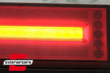 Full LED stražnja svjetla SEQ žmigavci 2018 Facelift dizajn (crvena/smoke) / Mercedes G-klasa W463 (2008-2017), TLMBW463NL
