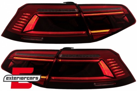 Full LED stražnja svjetla SEQ žmigavci B8.5 Facelift dizajn / VW Passat B8 3G (2015-2019) limuzina, LDVWX6