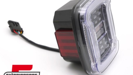 Full LED stražnja svjetla SEQ žmigavci (bijela) / Jeep Wrangler YJ TJ (1991-2006), LDCH43