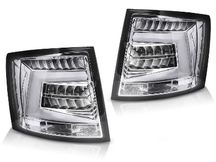Full LED stražnja svjetla SEQ žmigavci (chrome) / Škoda Octavia III karavan (2012-2016), LDSK19