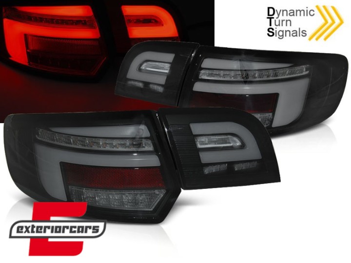 Full LED stražnja svjetla SEQ žmigavci (crna) / AUDI A3 Sportback (2003-2008), LDAUI0