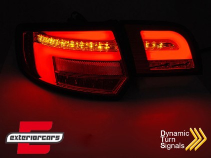 Full LED stražnja svjetla SEQ žmigavci (crna) / AUDI A3 Sportback (2003-2008), LDAUI0