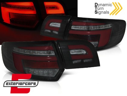 Full LED stražnja svjetla SEQ žmigavci (crna) / AUDI A3 Sportback (2003-2008), LDAUI2