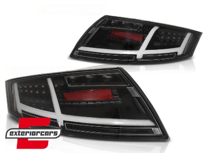 Full LED stražnja svjetla SEQ žmigavci (crna) / Audi TT 8J (2006-2014), LDAUD4