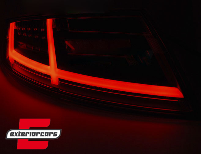 Full LED stražnja svjetla SEQ žmigavci (crna) / Audi TT 8J (2006-2014), LDAUD4
