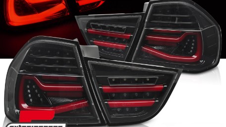 Full LED stražnja svjetla SEQ žmigavci (crna) / BMW serije 3 E90 LCI (2008-2011) limuzina, LDBMN1