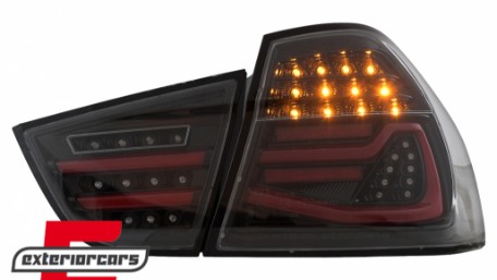 Full LED stražnja svjetla SEQ žmigavci (crna) / BMW serije 3 E90 LCI (2008-2011) limuzina, LDBMN1