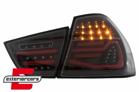 Full LED stražnja svjetla SEQ žmigavci (crna) / BMW serije 3 E90 LCI (2008-2011) limuzina, LDBMN1