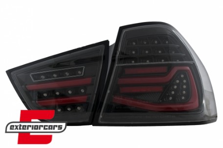 Full LED stražnja svjetla SEQ žmigavci (crna) / BMW serije 3 E90 LCI (2008-2011) limuzina, LDBMN1