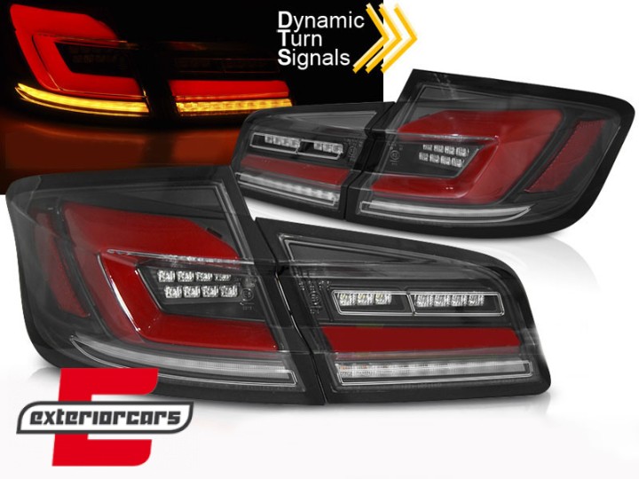 Full LED stražnja svjetla SEQ žmigavci (crna) / BMW serije 5 F10 (2010-2017) limuzina, LDBMJ1