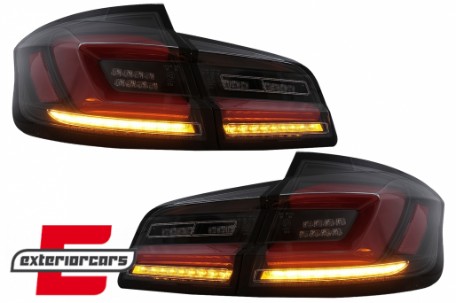 Full LED stražnja svjetla SEQ žmigavci (crna) / BMW serije 5 F10 (2010-2017) limuzina, LDBMJ1